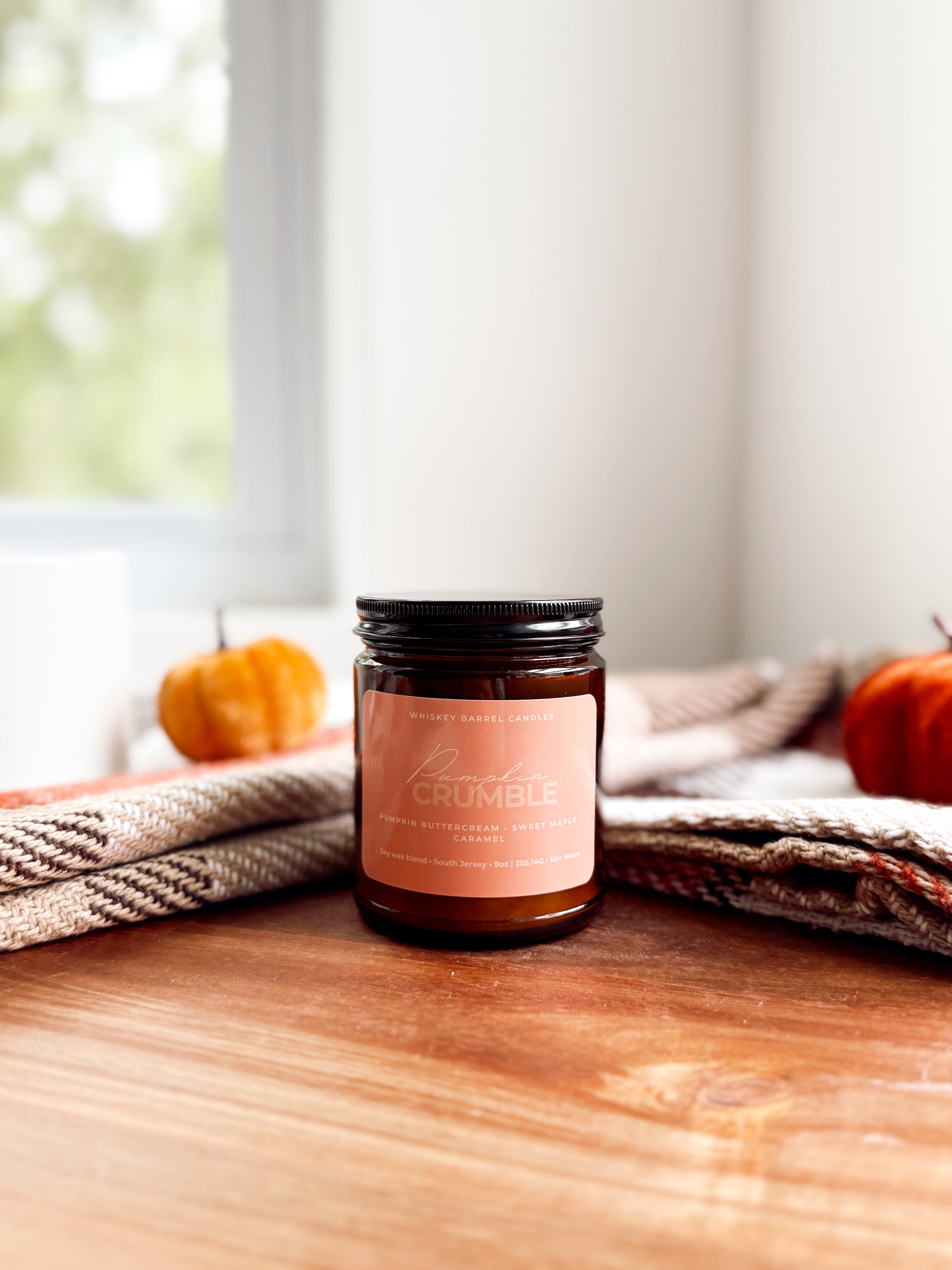 Pumpkin Crumble Candle 9oz.