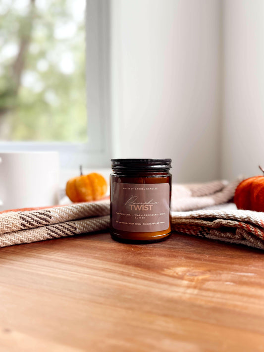 Pumpkin Twist 9oz Candle.