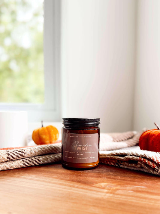 Pumpkin Twist 9oz Candle.
